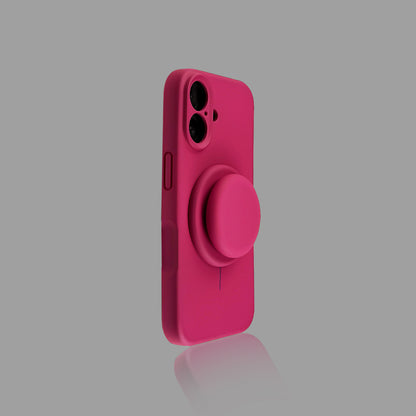 Minimalist Silicone iPhone Case with Stand