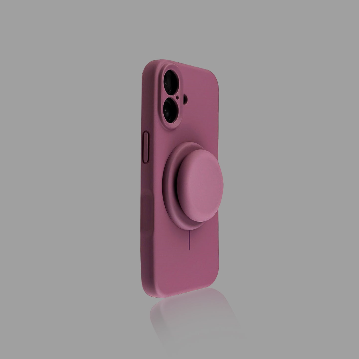 Minimalist Silicone iPhone Case with Stand