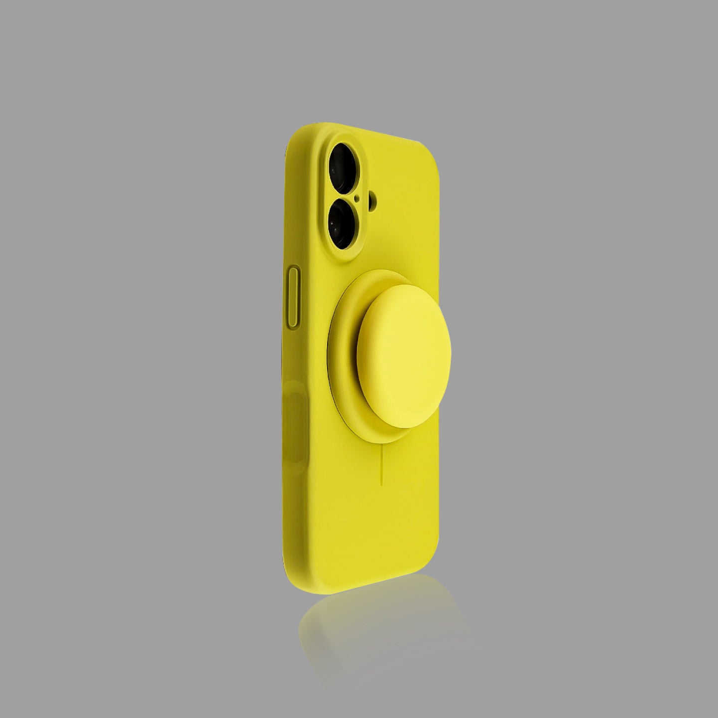 Minimalist Silicone iPhone Case with Stand