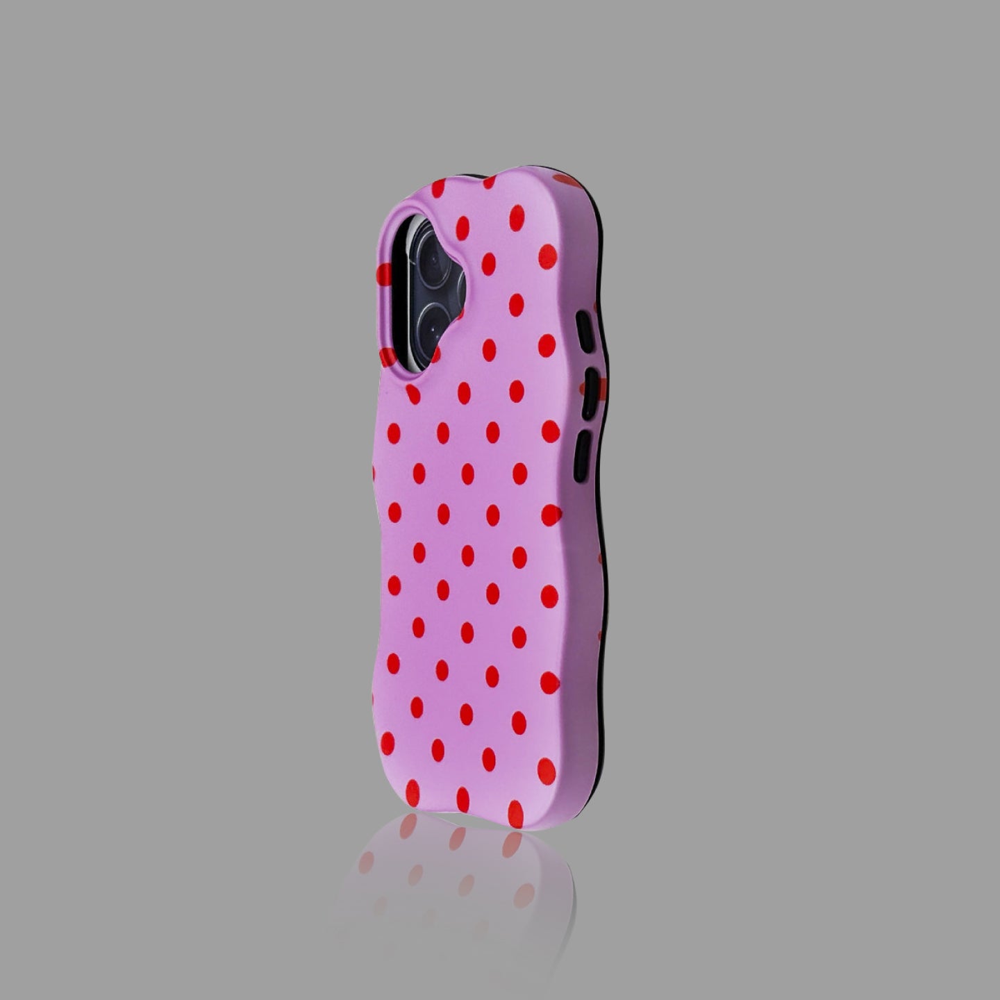 Cute Polka Dot Heart iPhone Case