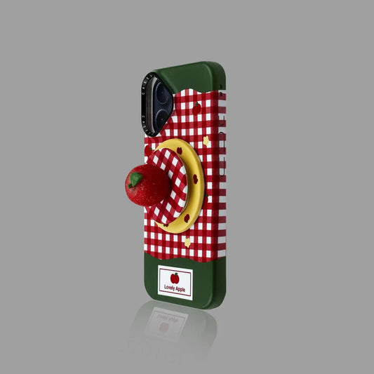 Gingham MagSafe iPhone Case with Detachable Stand SEACASE