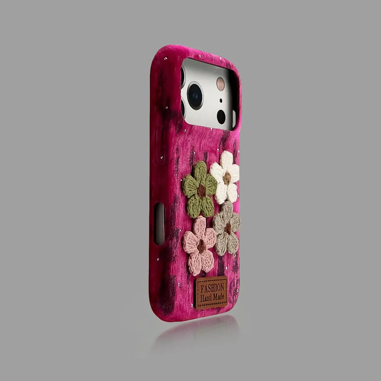 Cute Crochet Flower Design iPhone Case SEACASE