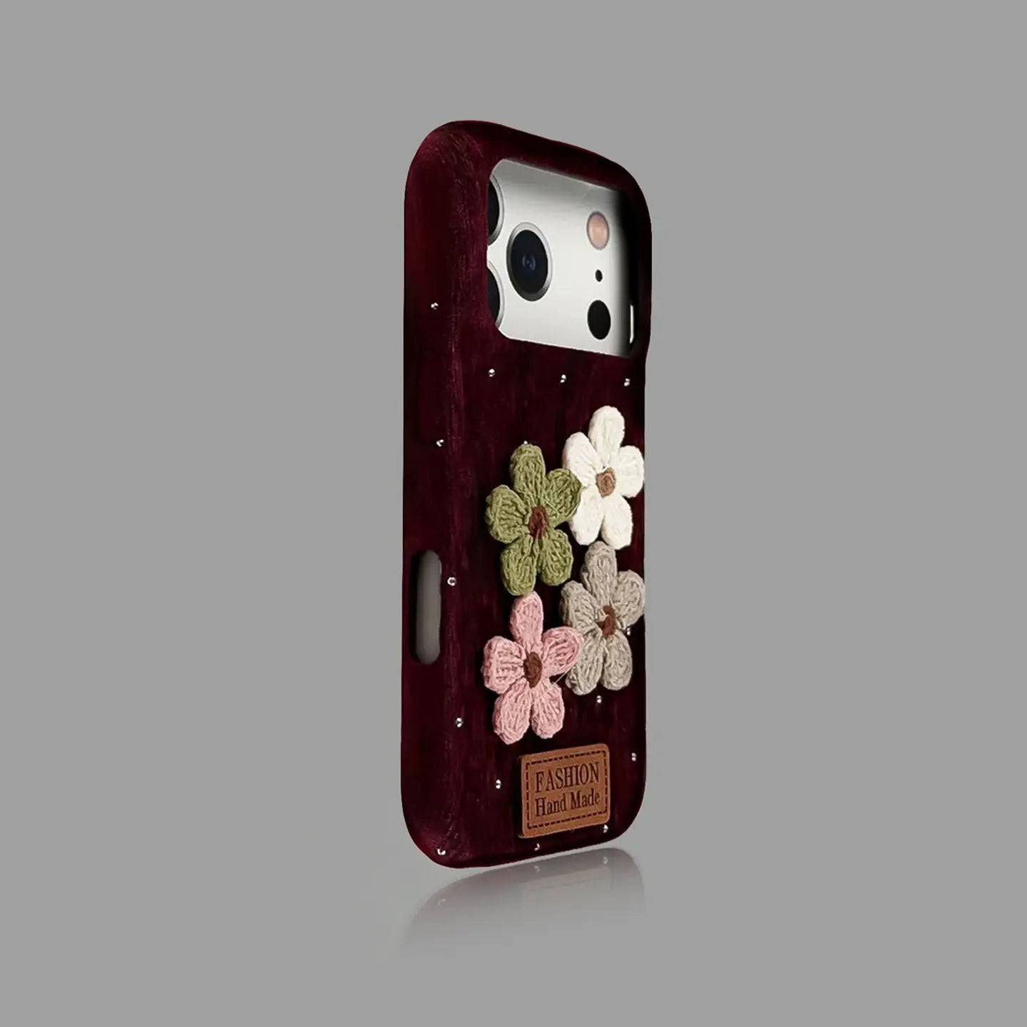 Cute Crochet Flower Design iPhone Case SEACASE