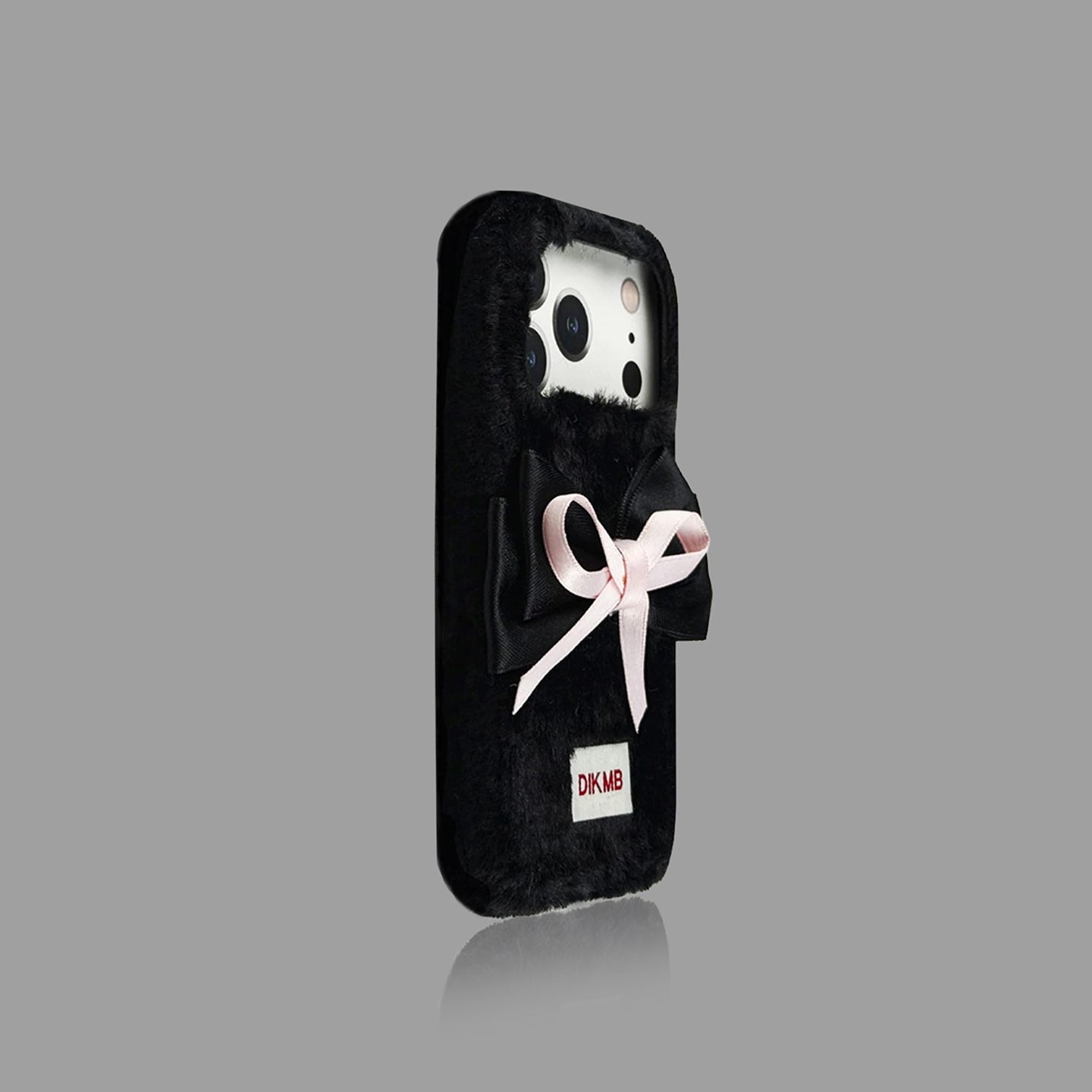 Cute Bow Plush iPhone Case