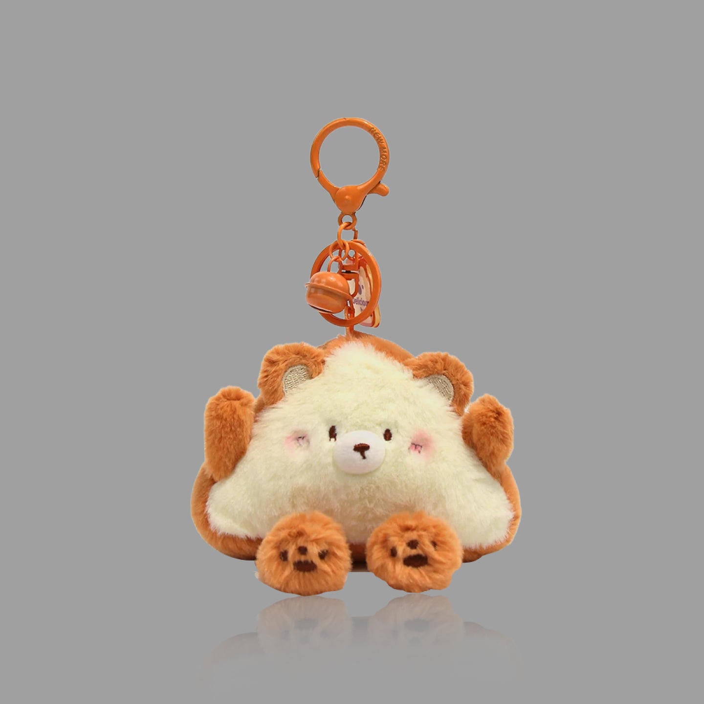 Cute Plush Bread Bear Keychain & Bag Charm