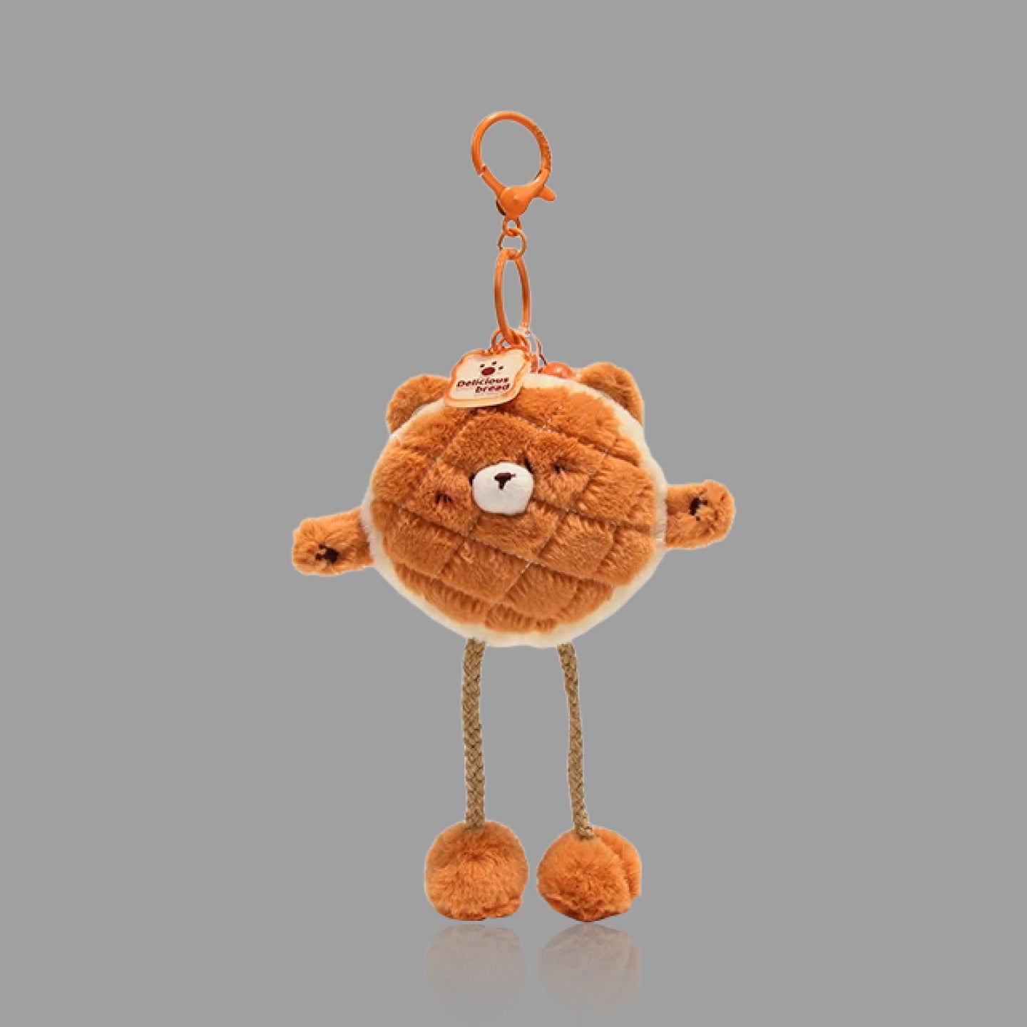 Cute Plush Bread Bear Keychain & Bag Charm