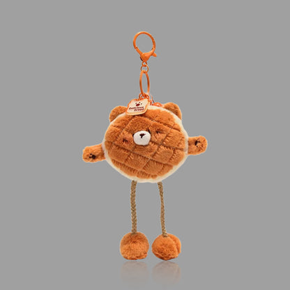 Cute Plush Bread Bear Keychain & Bag Charm