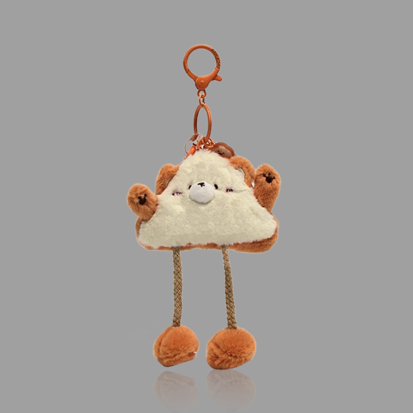 Cute Plush Bread Bear Keychain & Bag Charm
