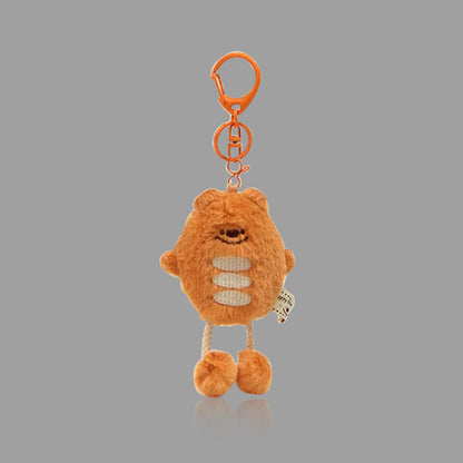 Cute Plush Bread Bear Keychain & Bag Charm