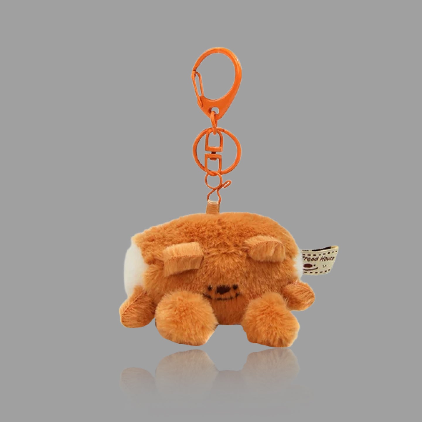 Cute Plush Bread Bear Keychain & Bag Charm