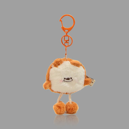 Cute Plush Bread Bear Keychain & Bag Charm