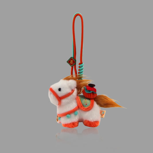 午年マスコットぬいぐるみペンダント（幸運と富）
