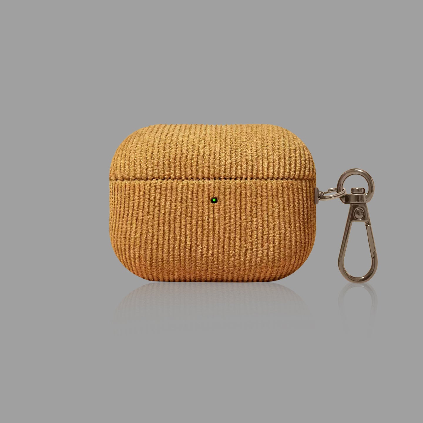 Corduroy AirPods Case with Metal Hook