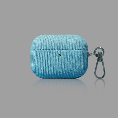 Corduroy AirPods Case with Metal Hook
