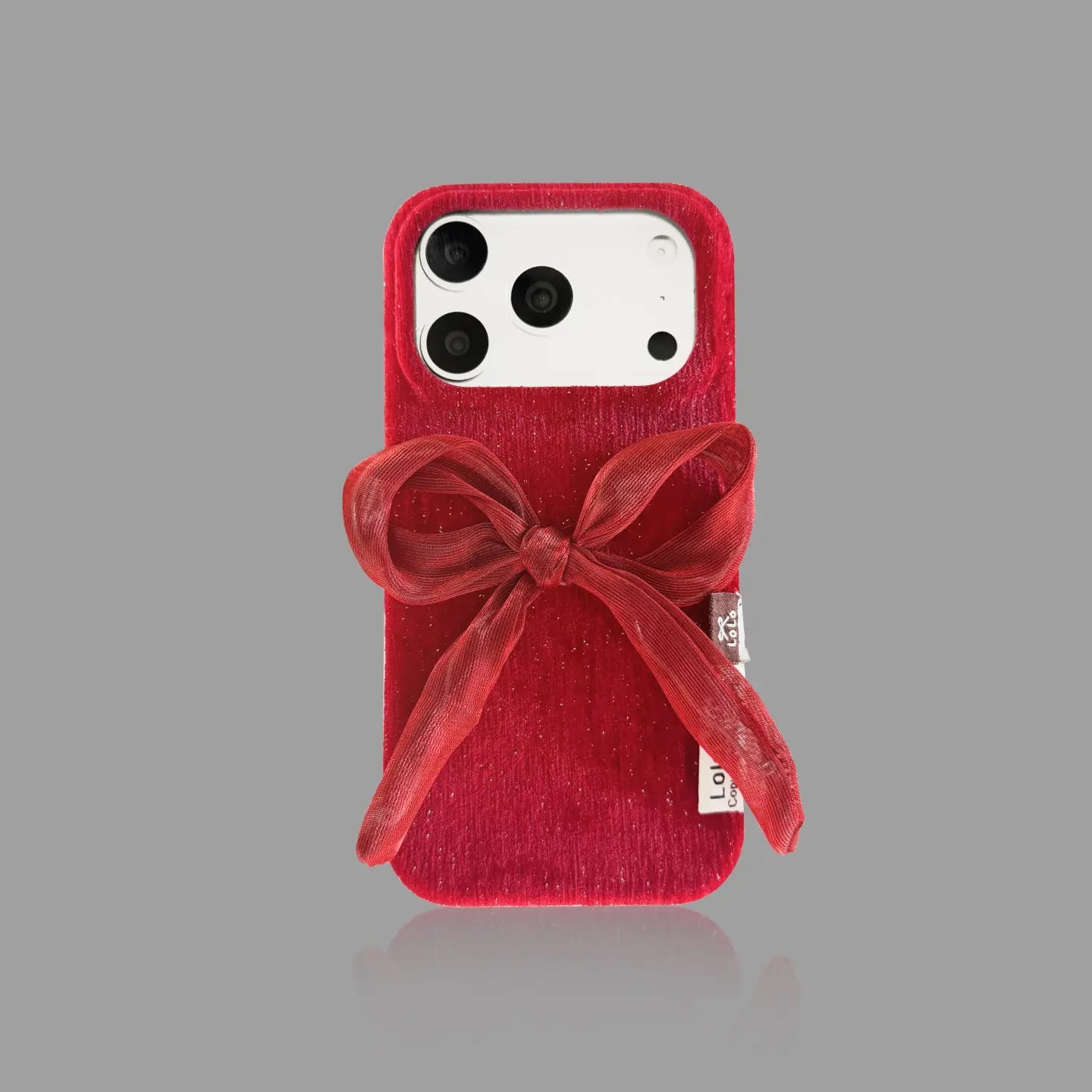Red Velvet Bow Red iPhone Case SEACASE