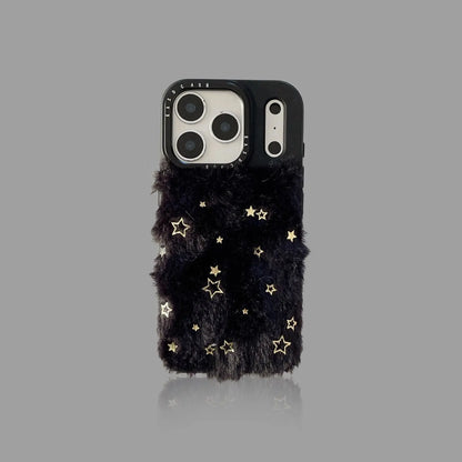 Plush Star iPhone Case Soft Silicone Frame Hard Back SEACASE
