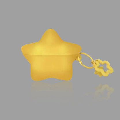 Frosted Star AirPods Case with Matching Star Charm SEACASE