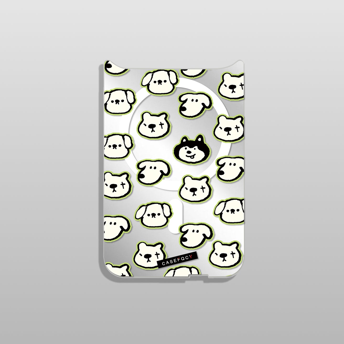 Line Art Style Silver Gray Collection