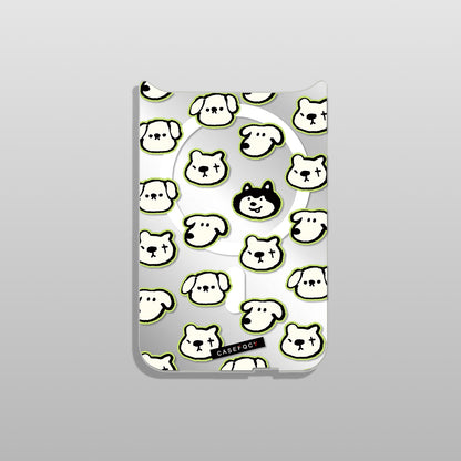 Line Art Style Silver Gray Collection