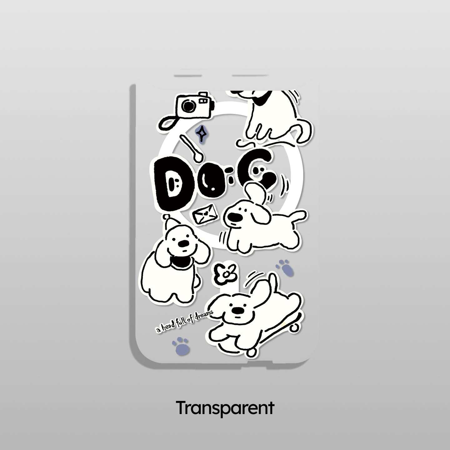 Line Art Style Silver Gray Collection