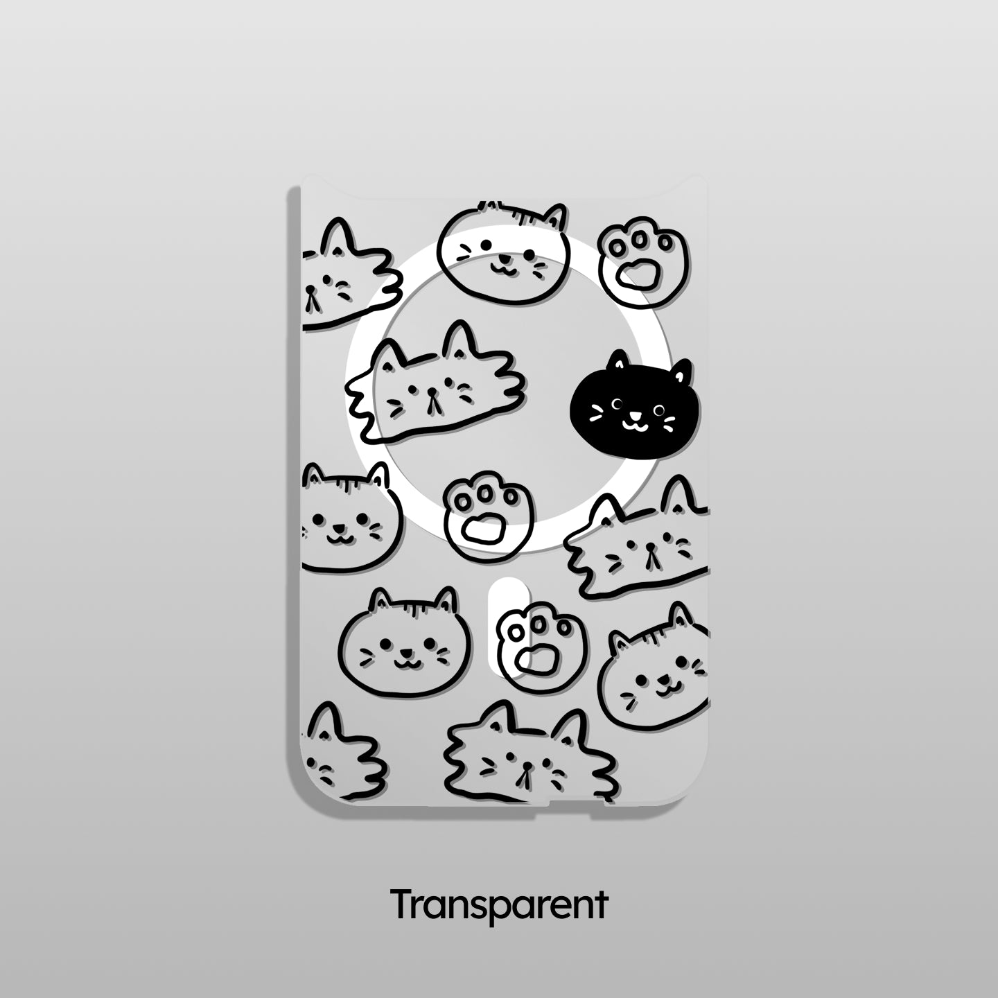 Line Art Style Silver Gray Collection
