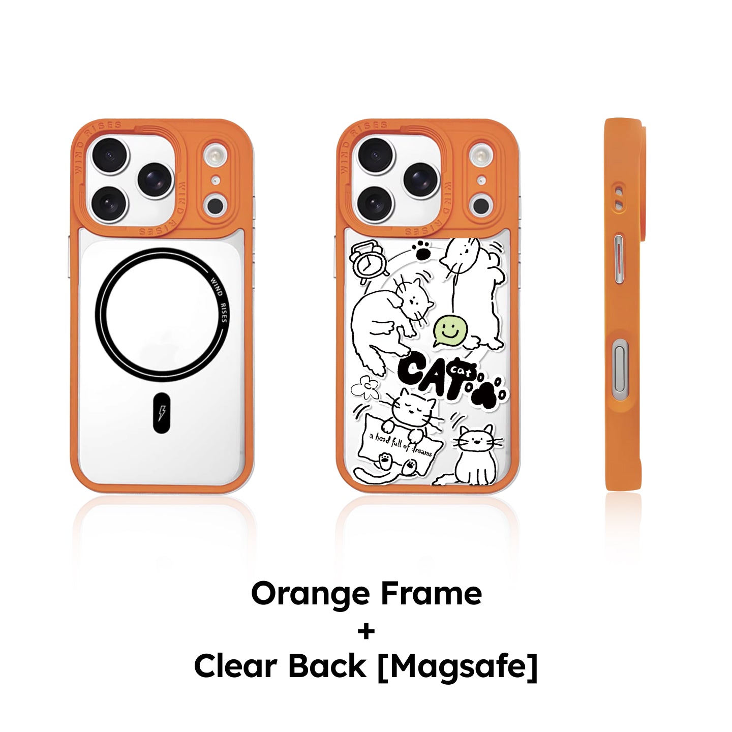 Orange/Purple Magnetic iPhone Case