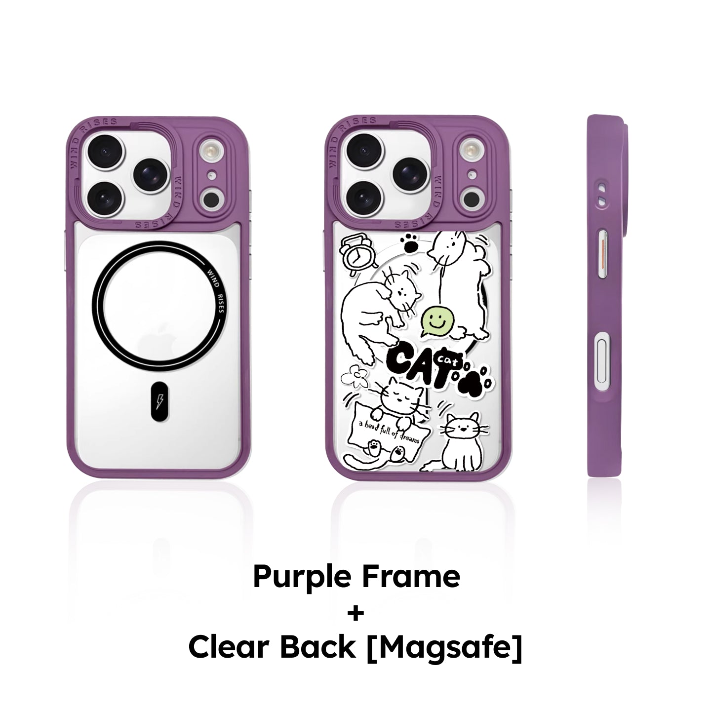 Orange/Purple Magnetic iPhone Case