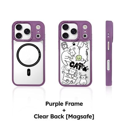 Orange/Purple Magnetic iPhone Case
