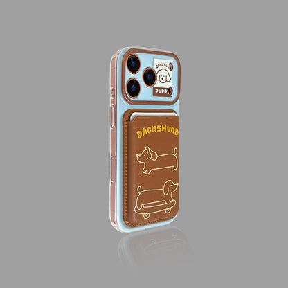 Skateboarding Dachshund  iPhone Case