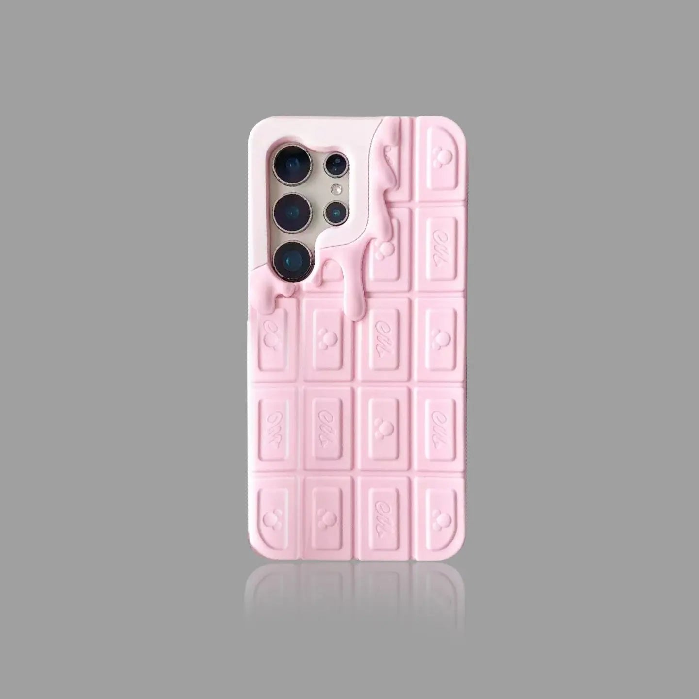 3D Cream Chocolate Phone Case for Samsung S25/S24/S23 我的商店