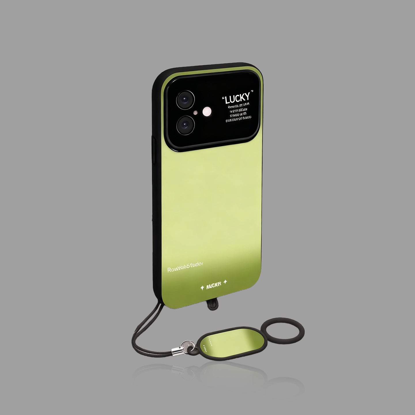 iPhone 12-17용 미니멀리스트 그라데이션 케이스 - 우아한 페이드 디자인