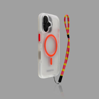 iPhone용 매트 프로스티드 MagSafe 폰 케이스