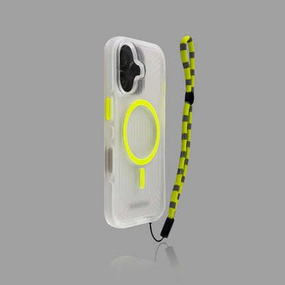 iPhone용 매트 프로스티드 MagSafe 폰 케이스