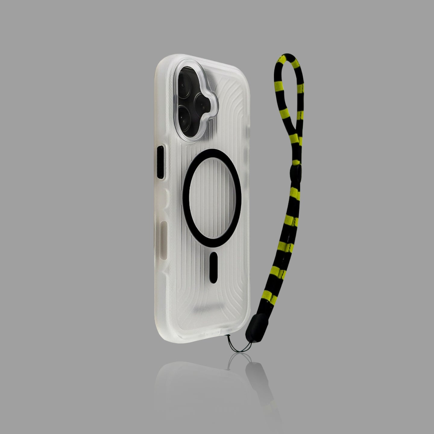 iPhone용 매트 프로스티드 MagSafe 폰 케이스