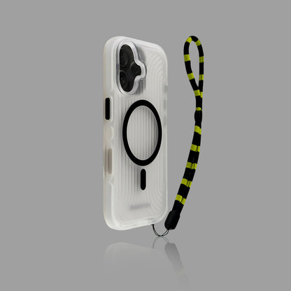 iPhone용 매트 프로스티드 MagSafe 폰 케이스