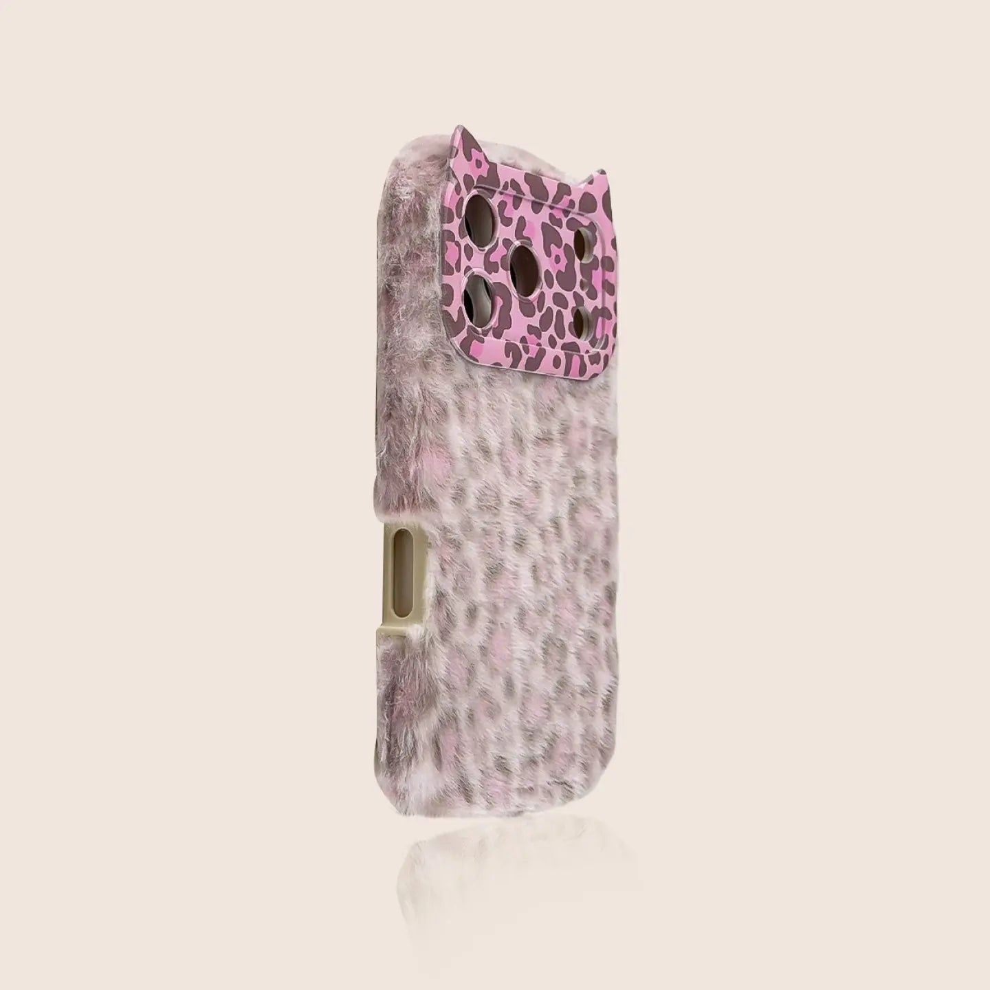 Fuzzy Fall-Winter Leopard Print iPhone Case 我的商店