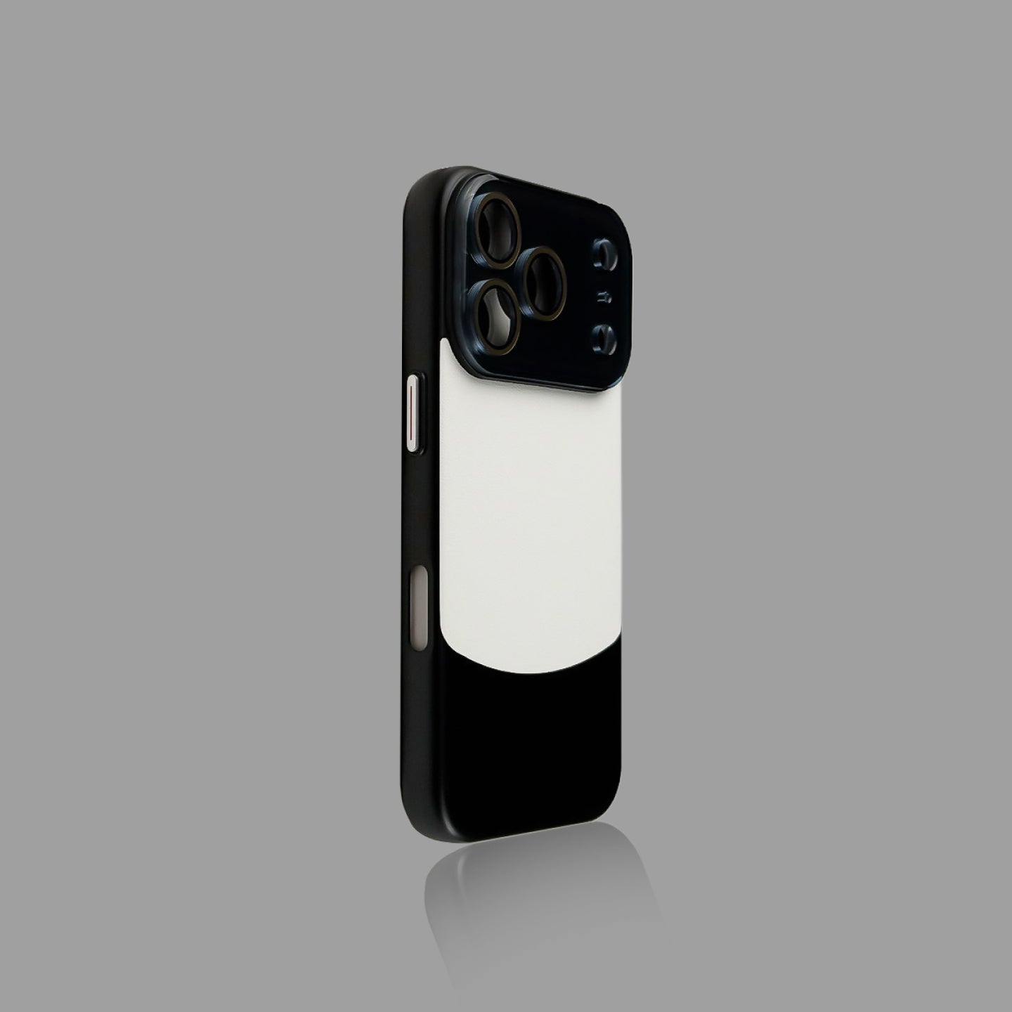 Color-Block Leather-Touch iPhone Case