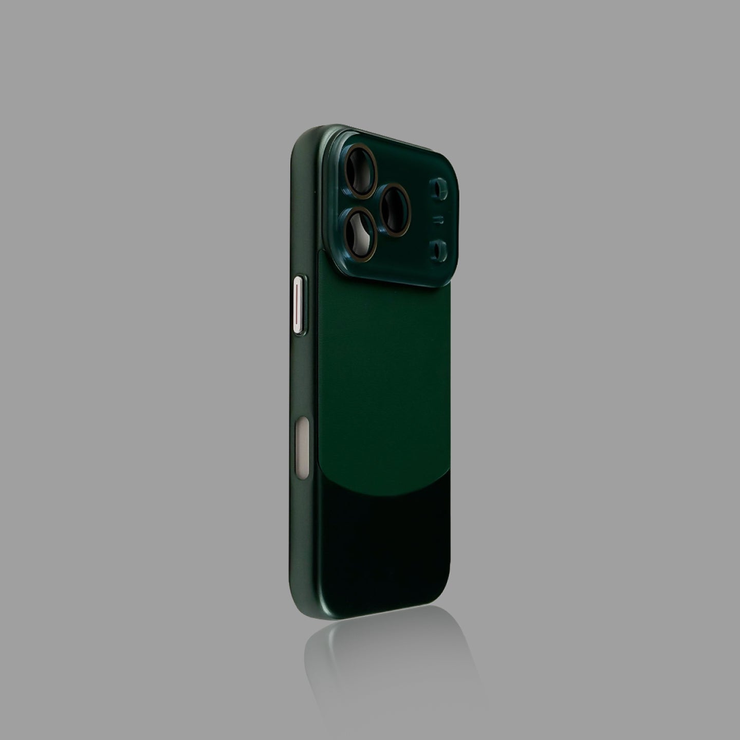 Color-Block Leather-Touch iPhone Case