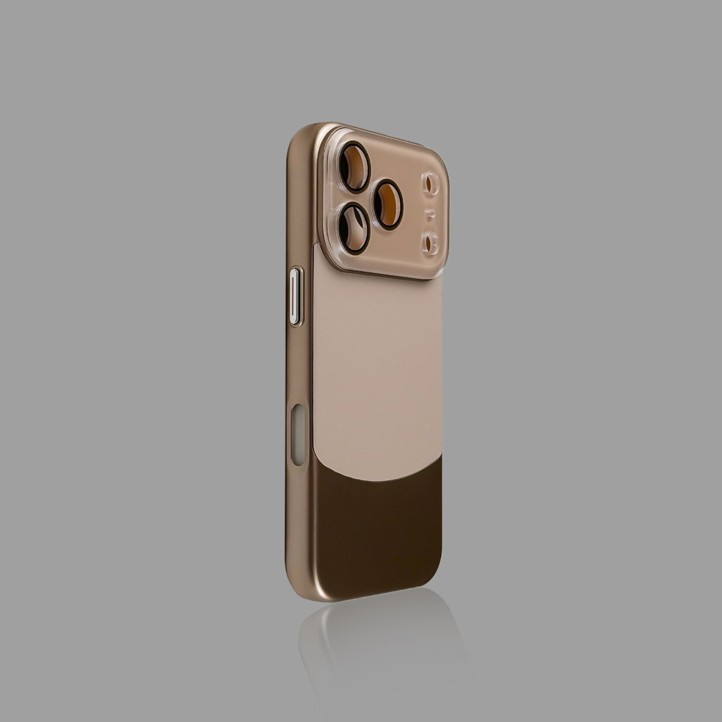 Color-Block Leather-Touch iPhone Case