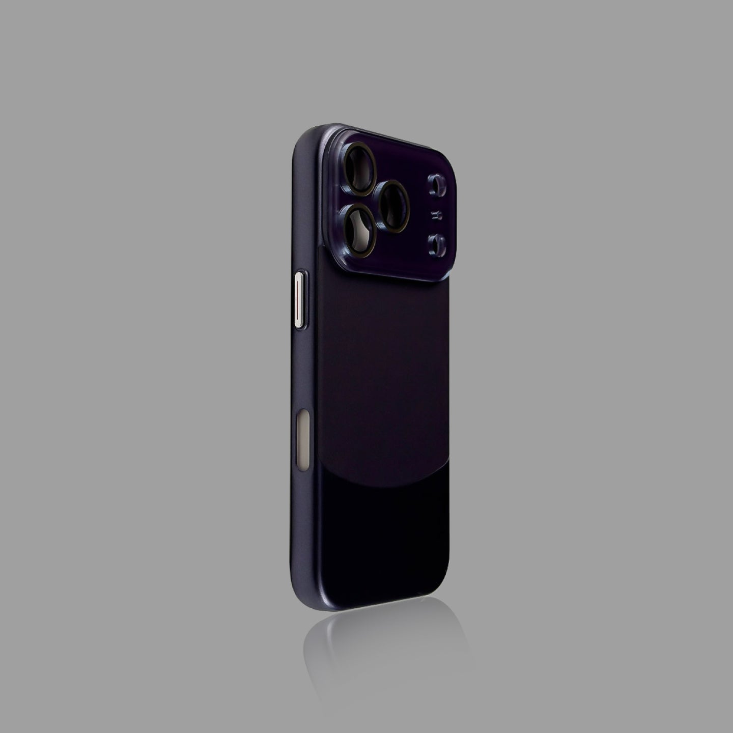 Color-Block Leather-Touch iPhone Case