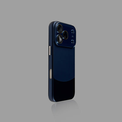 Color-Block Leather-Touch iPhone Case