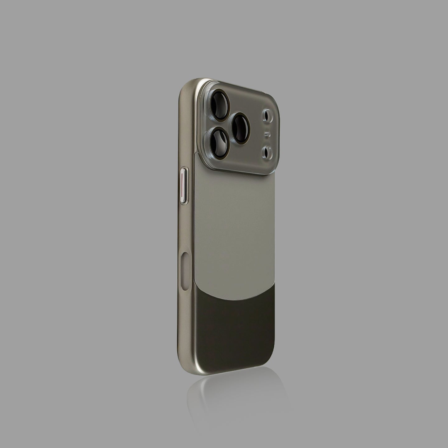 Color-Block Leather-Touch iPhone Case