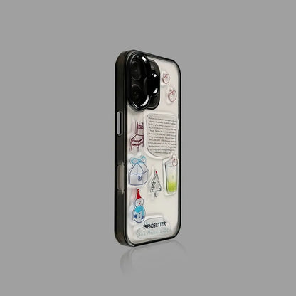 Clear iPhone Case with Snowman Design 12~17 我的商店