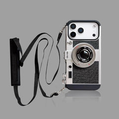 Retro Camera Strap Case for iPhone – Vintage Style with Detachable Strap 我的商店