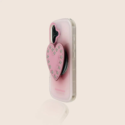 Heart-Shaped MagSafe Stand iPhone Case SEACASE