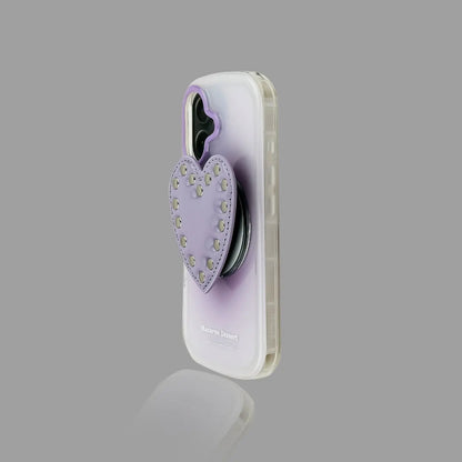 Heart-Shaped MagSafe Stand iPhone Case SEACASE
