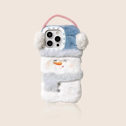 Cute Cozy Snowman iPhone Case SEACASE