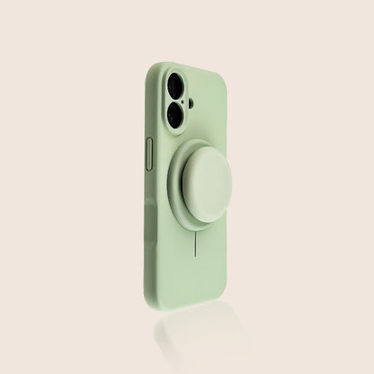 Minimalist Silicone iPhone Case with Stand