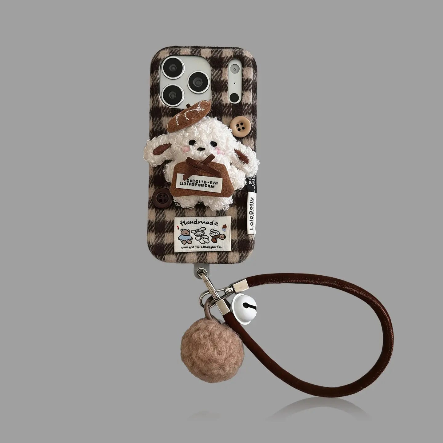 Handmade Plush Puppy iPhone Case 我的商店