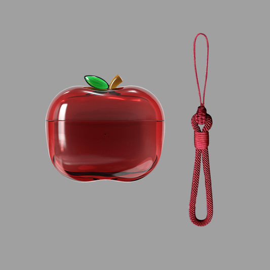 Cute Red Apple AirPods Case